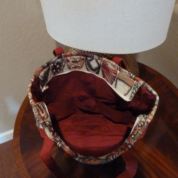 Handbag or Tote NWT Unique Shoes Pattern Handcraft - Picture 5 of 6